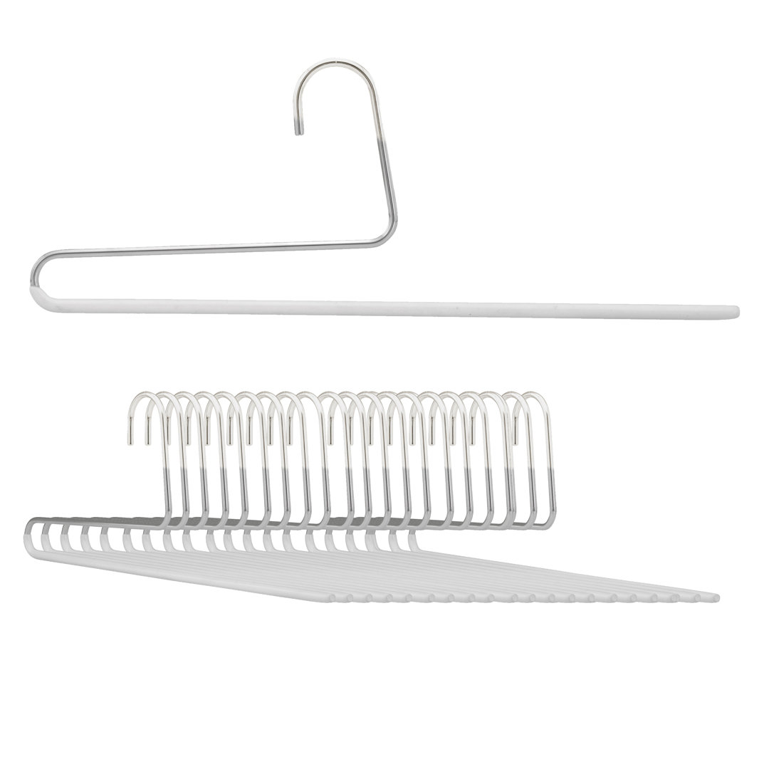 Metal Non-Slip Standard Hanger for Skirt/Pants (Set of 20) Mawa
