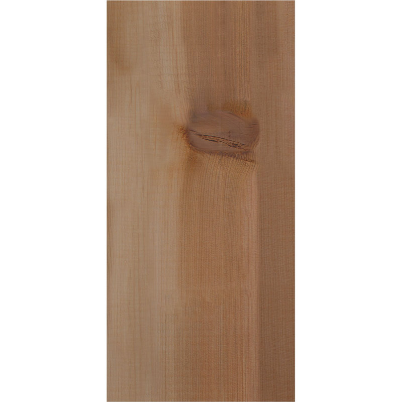 Mediterranean Corbel w/Backplate, 16" H x 7.5" W x 12" D, Western Red Cedar, Smooth