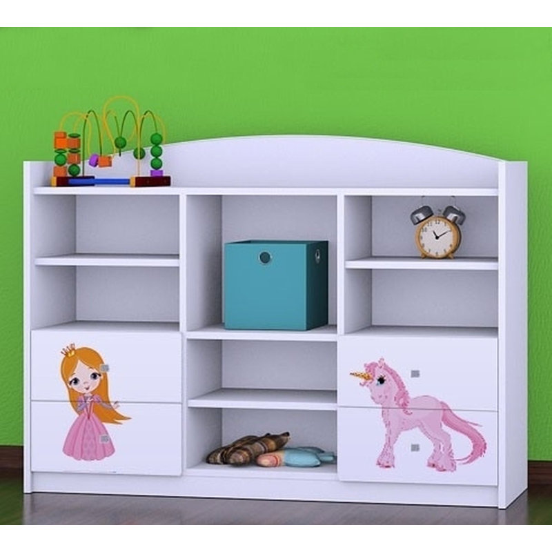 Bianca 92cm H X 129cm W Kids Cube, White
