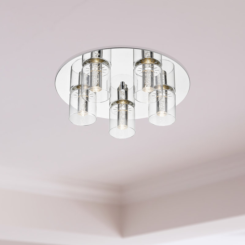Ralls Glass LED Flush Mount