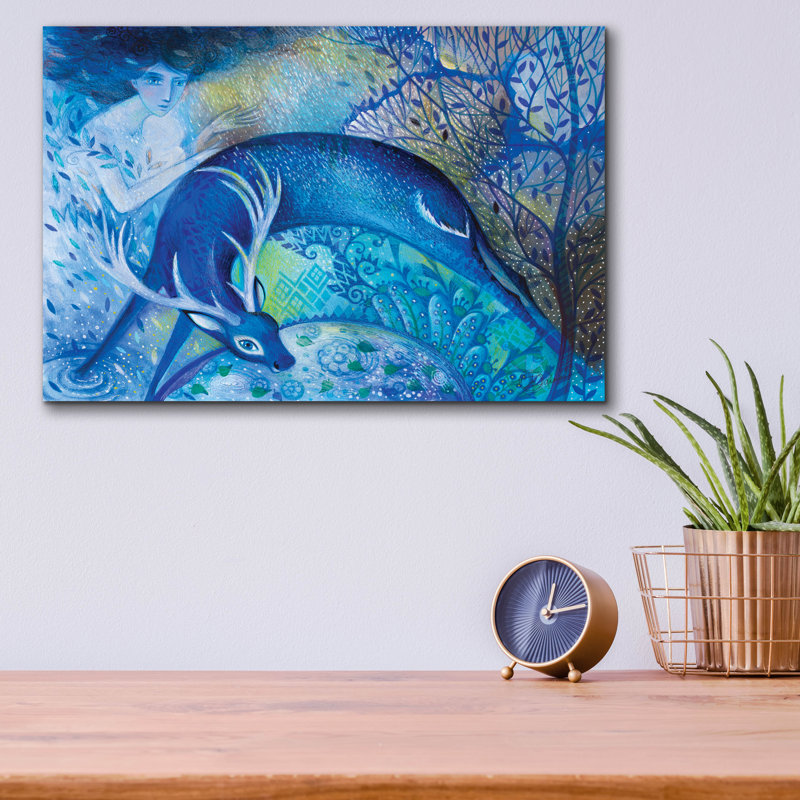 Art mural en verre Loon Peak® «Cloud» par Oxana Zaika, H 12 po x l 16 po x P 0,13 po