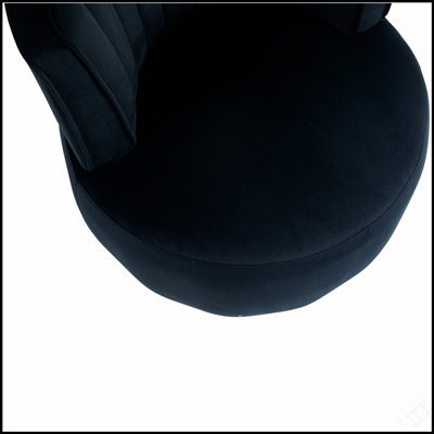 Chaise pivotante polyvalente avec revêtement moelleux et rotation à 360 degrés pour le confort et le style dans n'importe quel environnement