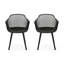 CHAISE PAVOT (ensemble de 2)