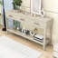 Console d'entrée avec 3 tiroirs et tablette inférieure pour le couloir ou la chambre à coucher-589314527