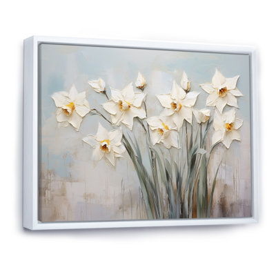 Minimalisme - jonquilles blanches