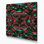 Art mural sur toile brun op art 49