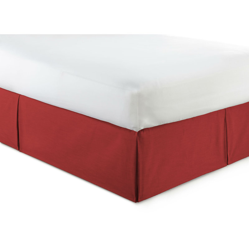 Cambric 15" Bed Skirt, King, Natural