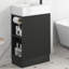 Armoire de meuble-lavabo avec tablette à deux niveaux