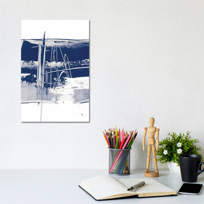 «Alternating Current III» par Ethan Harper - reproduction d'art, H 12 po x l 8 po x P 0,75 po, Toile tendue, Pas de tapis