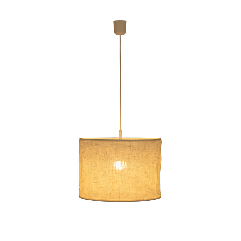 1 - Light Cylinder Pendant, White