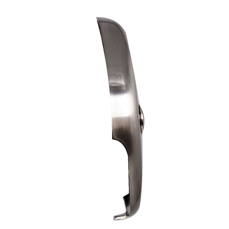 Façade de baignoire 3-1 / 8 "à deux trous et vis, Nickel satiné