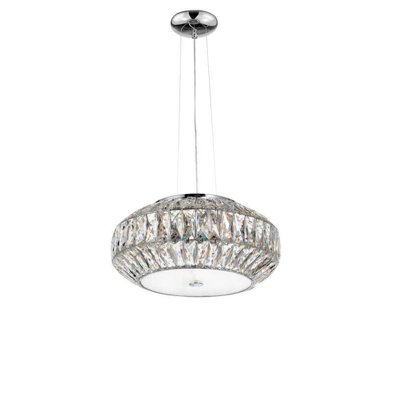 6 - Light Chrome LED Pendant