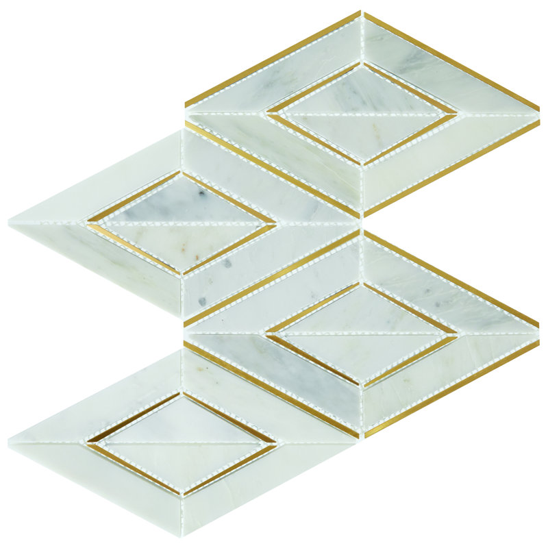 10" x 12" Natural Stone Mosaic Wall Tile