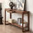 Chinese style simple brown console table-146858262