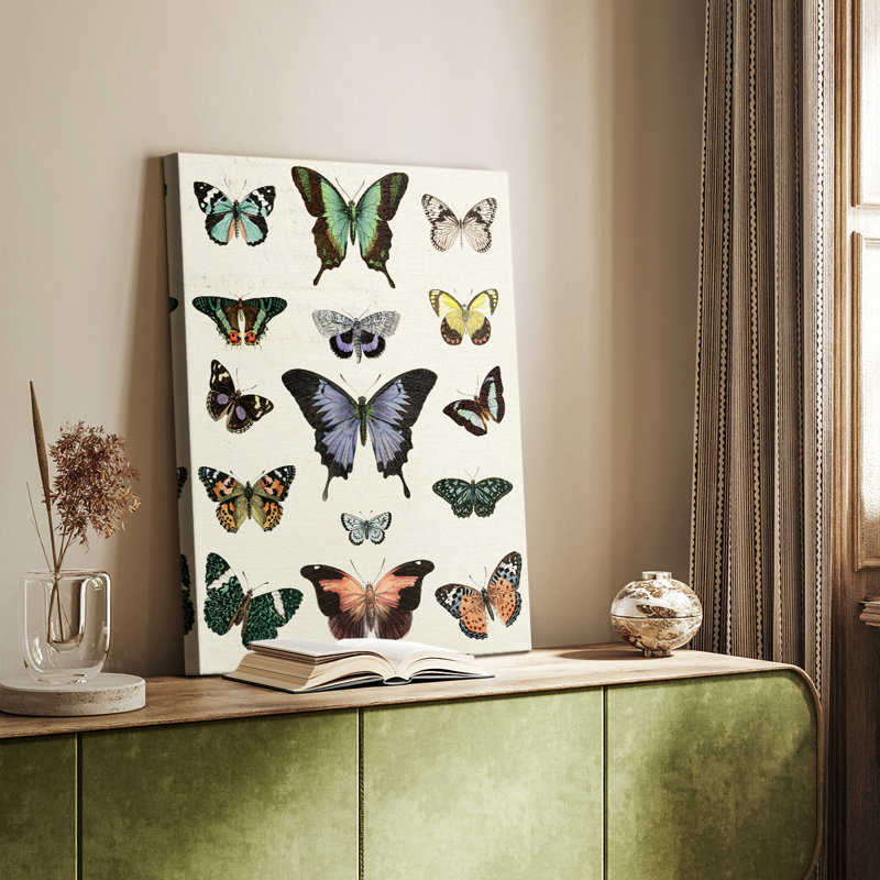 Flutterbys II - Cavas enveloppés de galerie, H 36 po x l 24 po