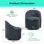 Fauteuil demi-tonneau pivotant avec rangement Aimilia -117246411