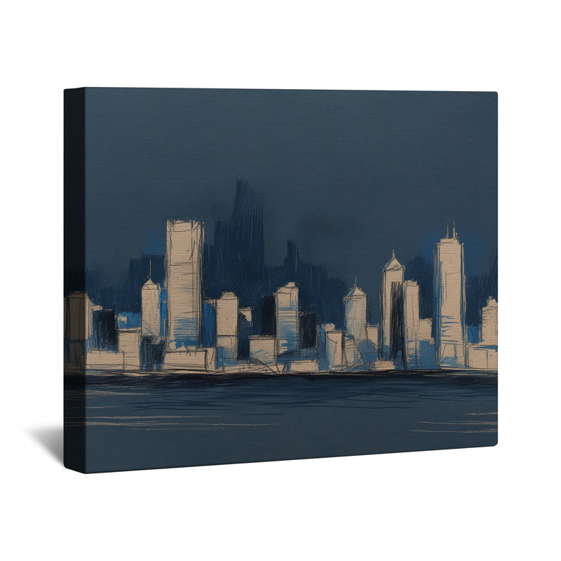 Toile de galerie Urban Skyline, 12 x 12 pouces