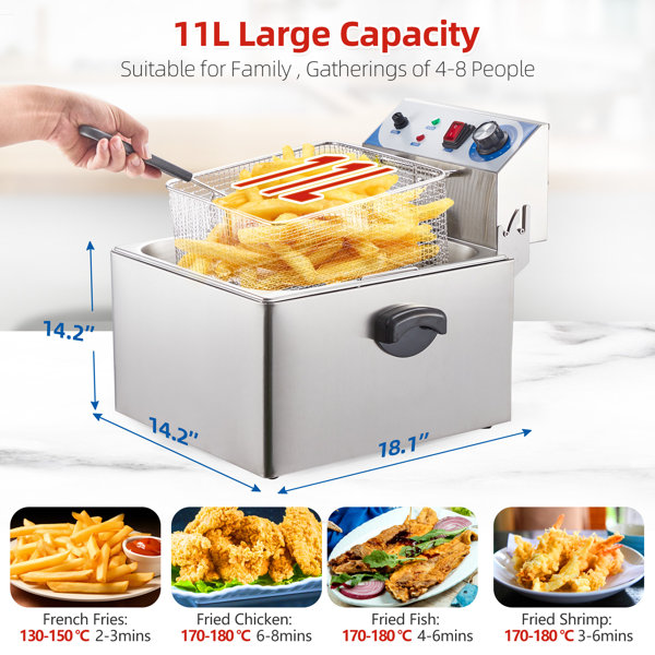 Vivohome 2500 Watt 6 Deep Fryer Accessory