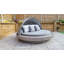 Bernyce 230cm Wide Wicker Patio Daybed with Cushions