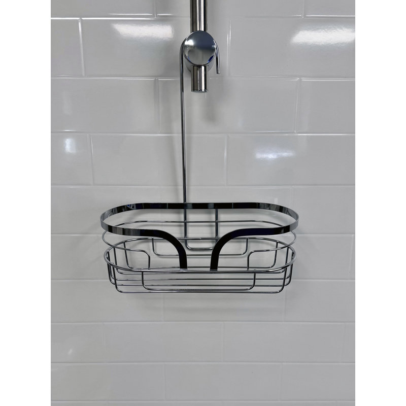 Dante Steel Freestanding Bathroom Shelves, Chrome