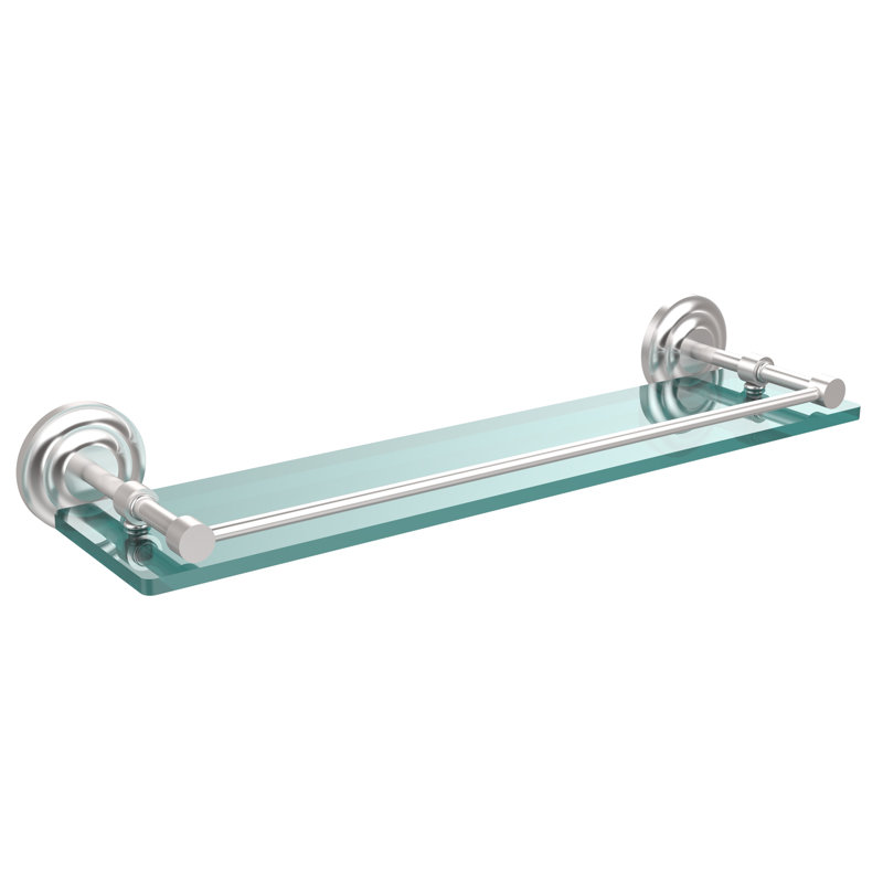 Leamore Bracket Shelf, Satin Chrome