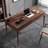 North American walnut desk with drawers