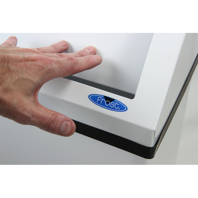 Wall Mounted Waste Receptacle, White Epoxy