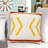 Cotton Geometric Throw Pillow