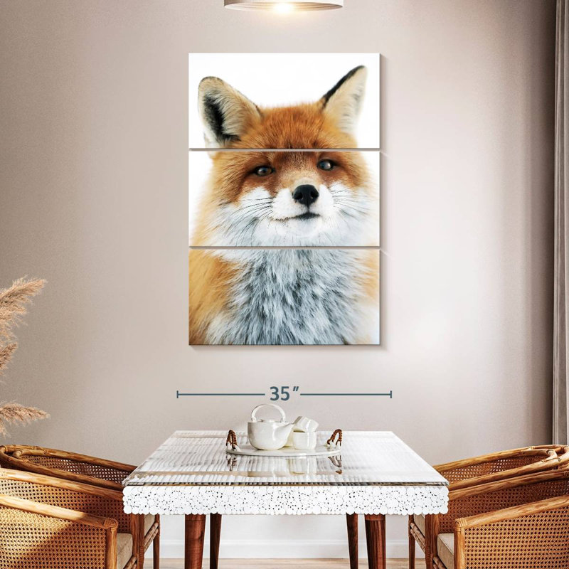 Brampt Fox Gaze, 50" H x 32" W