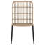 Janat 2 - Person Wicker Patio Dining Set with Square Table-1999639065