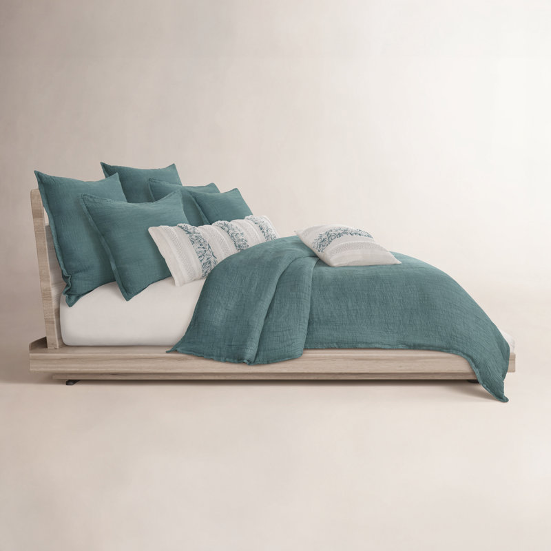 Housse de couette Seacove, Housse de couette pour grand lit, Bleu sarcelle