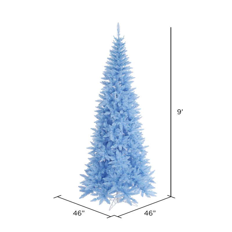Sky Blue Fir Artificial Fir Christmas Tree, 9' H