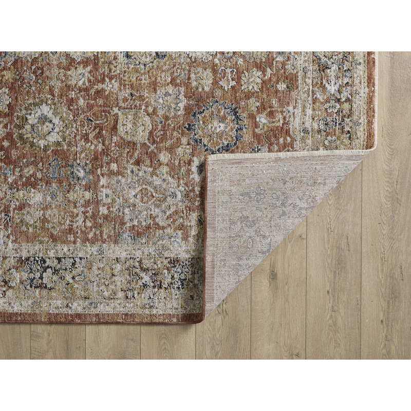 Geometric Indoor Rug, Round 7'10"