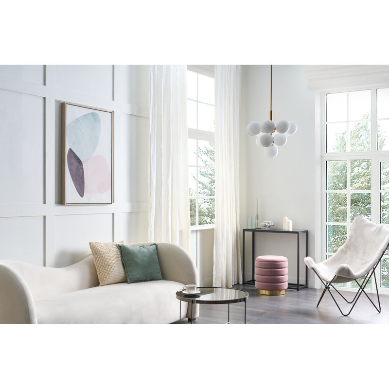 Hodgeman 13 - Light Brass/White Sputnik Pendant