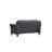Ibiza 57.87" Round Arm Tufted Back Loveseat-86536468