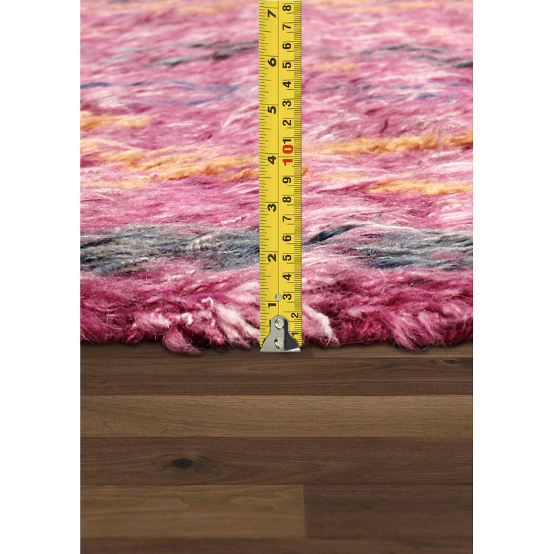 5'X8' Geometric Area Rug in Purple