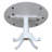 Hesston Drop Leaf Solid Wood Pedestal Dining Table-646836719