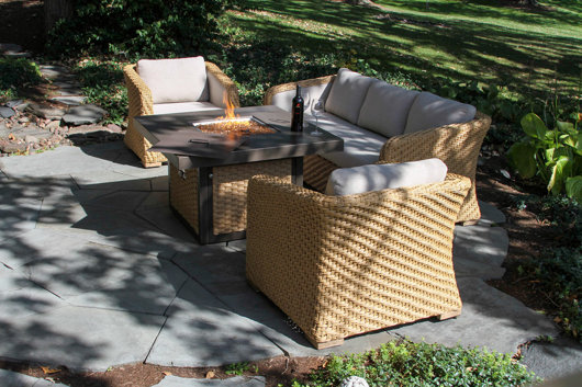 Edicott 5 - Person Patio Conversation Sets with Cushions