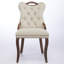 Ensemble de 2 chaises en velours avec garniture touffetée à la main-1459354921-1459354923