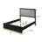 Courtemanche Panel Bed With Lighted Headboard-100088513-100088514
