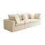 Canapé modulaire compressé modulaire avec 3 sièges, tissu de haute qualité, éponge de densité 33D, beige, canapé-lit peu encombrant pour le salon-429390559