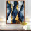 Coastal Liquid Waterfall Of Marble III - Shapes Canvas Wall Art