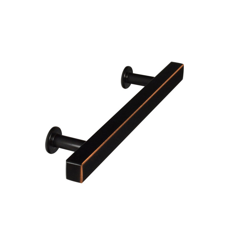 Poignée barre Newport, Bronze frotté à l'huile, 3 3/4"