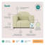 Fauteuil club personnalisé Keet, Gingham-12210639-12210561-12211149