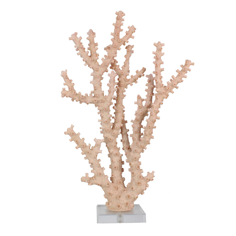 Blush Reef Coral Sculpture