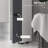 71" Tall Bathroom Storage Cabinet, Narrow Toilet Paper Cabinet With Open Shelves, 2 Door Cabinets, Adjustable Shelves For Kitchen, Hallway, Living Room, Gray