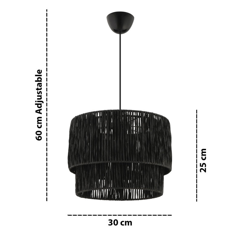 Chandelier, Black, Black