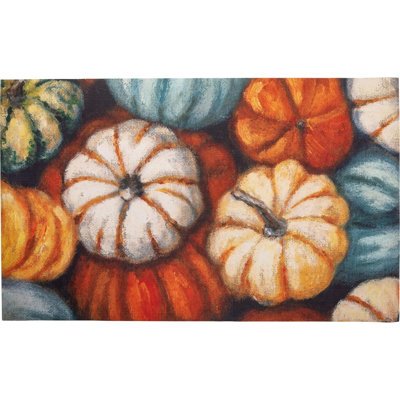  Fall Pumpkin Rug- Indoor/Outdoor