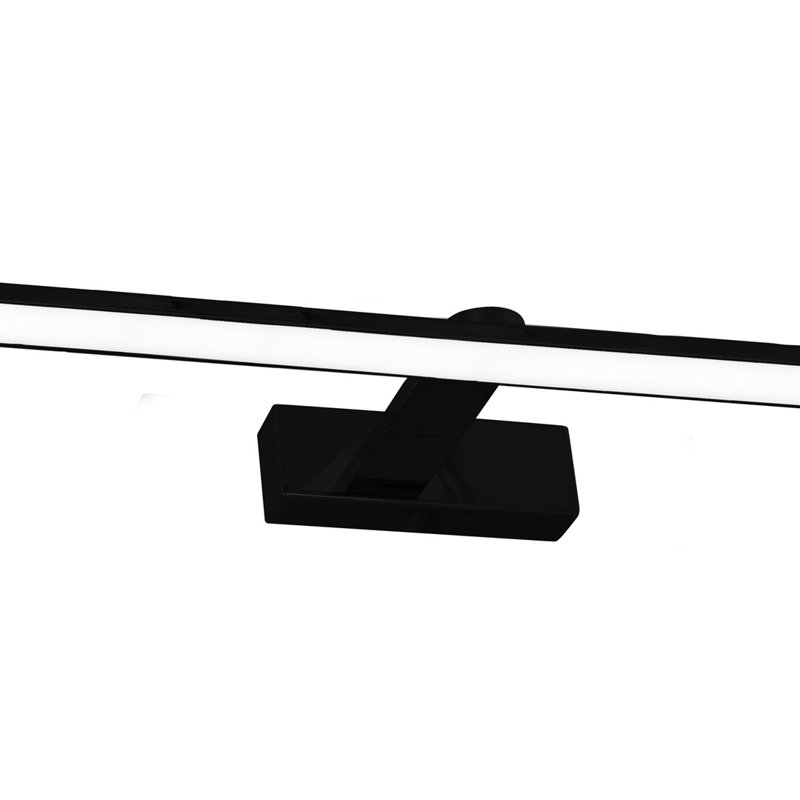 Splash LED Wall Sconce, 5cm H x 80cm W x 11cm D, Black