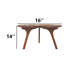 Walnut Solid Wood Round Novelty Coffee Table-109670421